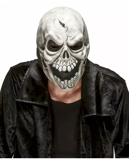 Skummel lateksmaske med hodeskalle til voksne, Halloween