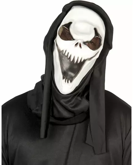 Dark skull latex mask
