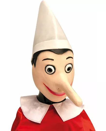 Pinocchio-lateksmaske for voksne