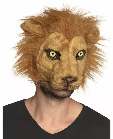 Voksen plysj løvemaske