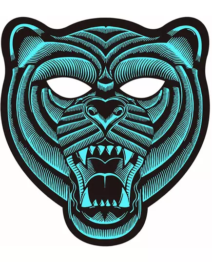 Reaktiv LED-tigermaske for voksne