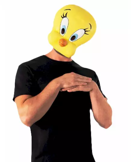 Tweety-maske - Looney Tunes Voksen