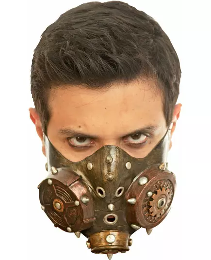 Steampunk-halvmaske for voksne
