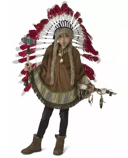 Indisk poncho for barn