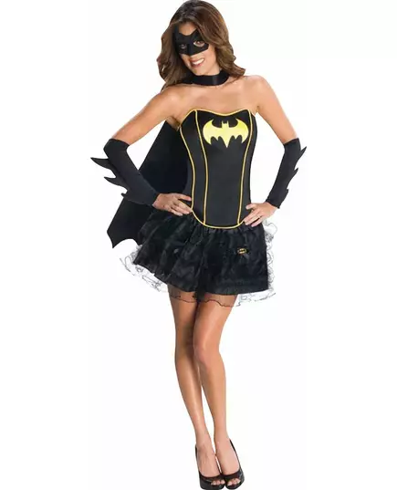 Sexy Batgirl-kostyme til kvinner, Størrelse: X-Small