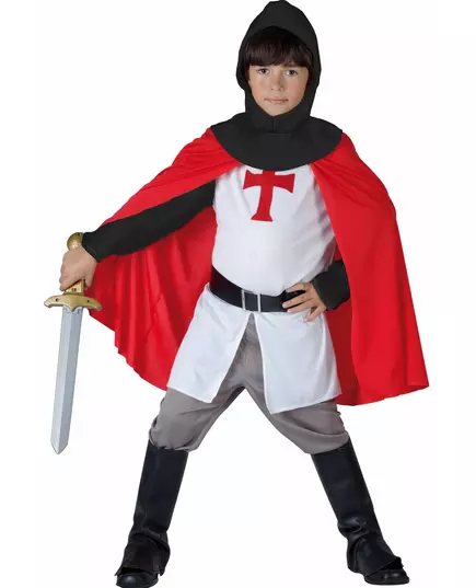 Boy's Crusader Knight Costume, Size: 10-12 years (130-140 cm)