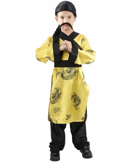 Chinese boy costume, Size: 7-9 years (120-130 cm)