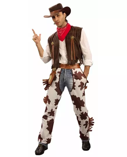 Klassisk cowboykostyme for menn, Størrelse: XX-Large
