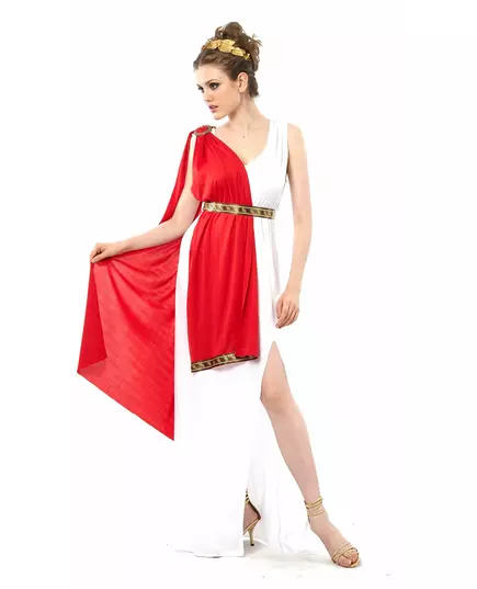 Women's draped Roman goddess costume, Size: X-Small