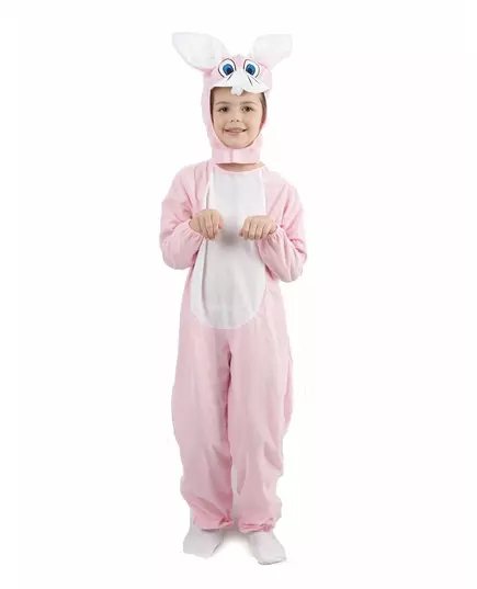 Children's pink rabbit jumpsuit costume, Size: 10-12 years(130-140 cm)