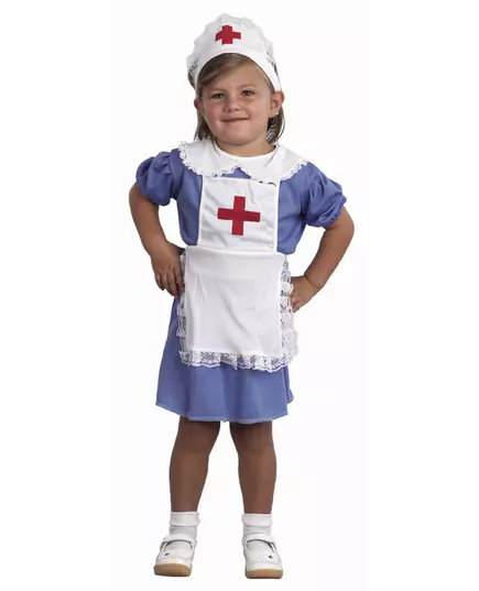 Blue nurse costume for girls, Size: 1-2 years(80-92 cm)