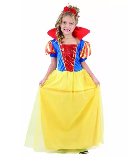 Fairy tale princess costume for girls, Size: 7-9 years(120-130 cm)