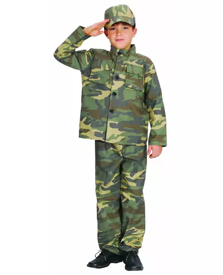 Boy's soldier costume, Size: 10-12 years (130-140 cm)
