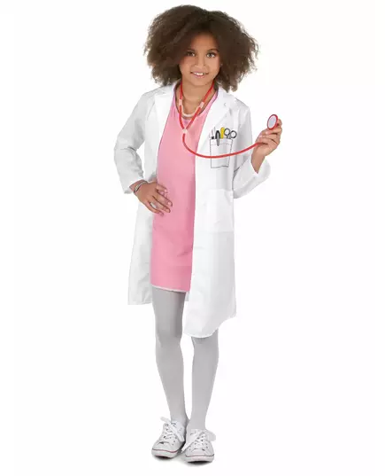 Girl's doctor costume, Size: 10-12 years (130-140 cm)