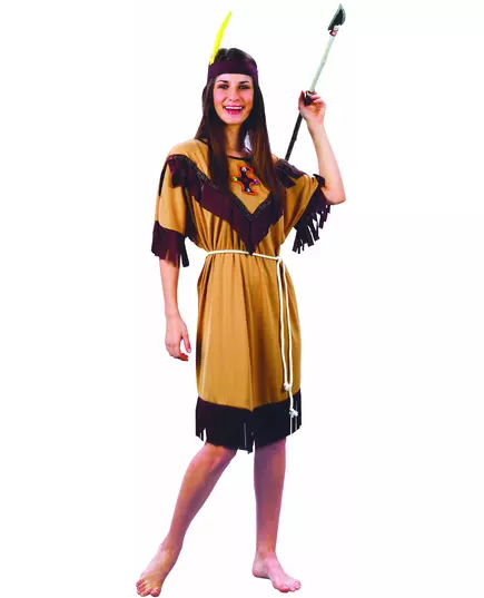 Two-tone Indian costume for women, Size: Small