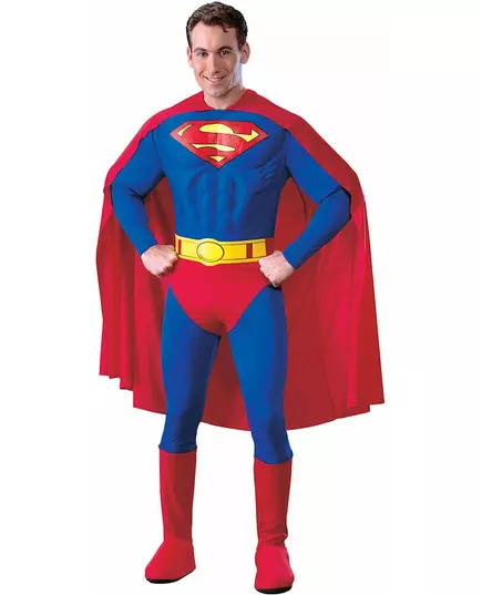 Luksuriøst Superman-kostyme for menn, Størrelse: Small