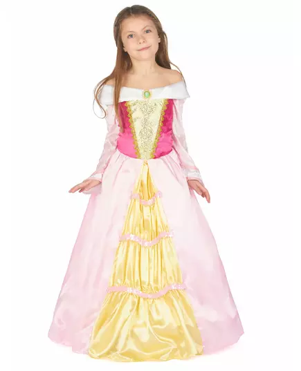 Princess costume satin dress for girls, Size: 7-9 years (120-130 cm)