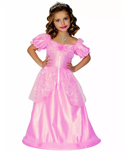 Princess costume with puffed sleeves for girls, Size: 4-5 years(116 cm)