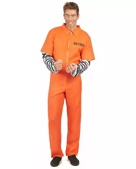 Men's prisoner costume, Size: Large