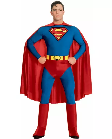 Klassisk Superman-kostyme for menn, Størrelse: XL