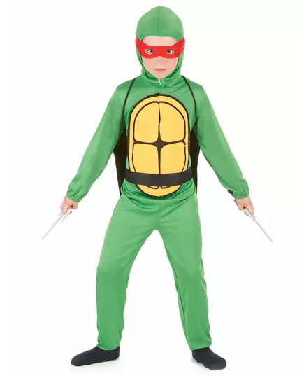 Boy's fighting turtle costume, Size: 10-12 years (130-140 cm)