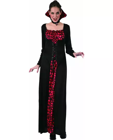 Elegant vampyrkostyme for kvinner, Størrelse: X-Large