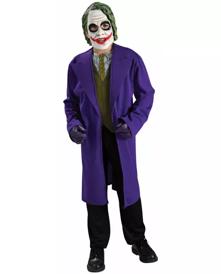 Joker-kostyme for gutter, Størrelse: 8–10 år (123–140 cm)