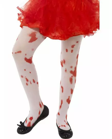 Halloween-barnas blodige strømpebukser, Størrelse: 3–6 år (95–115 cm)