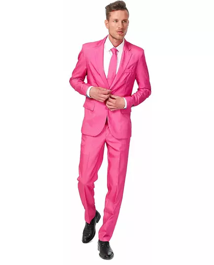 Mr. Solid dress i rosa for menn Suitmeister, Størrelse: Large (EU 52-54)