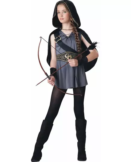 Jegerinnekostyme for jenter - Premium, Størrelse: 10–12 år (142–147 cm)