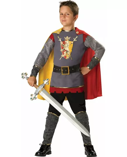 Ridderkostyme for barn - Premium, Størrelse: 8 år (132–137 cm)