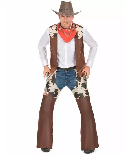 Western Cowboy-kostyme for menn, Størrelse: Small