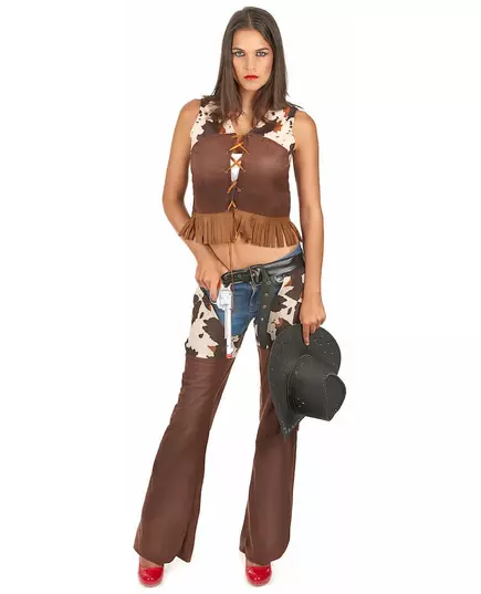 Cowgirl-kostymebukser til kvinner, Størrelse: Small