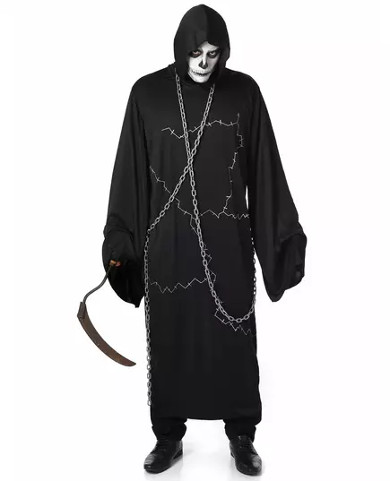 Lenket Reaper-kostyme for menn, Størrelse: X-Large