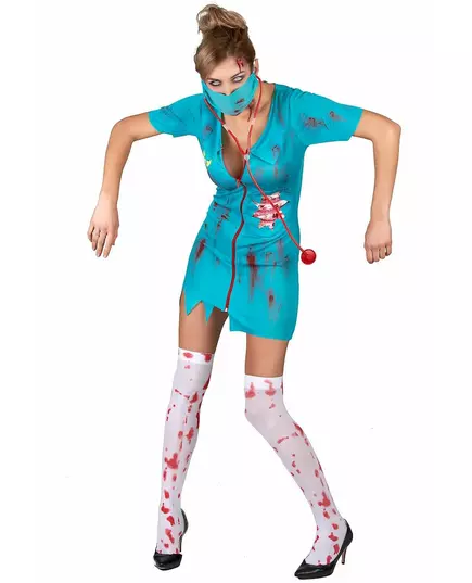 Zombie nurse costume for women, Size: Large