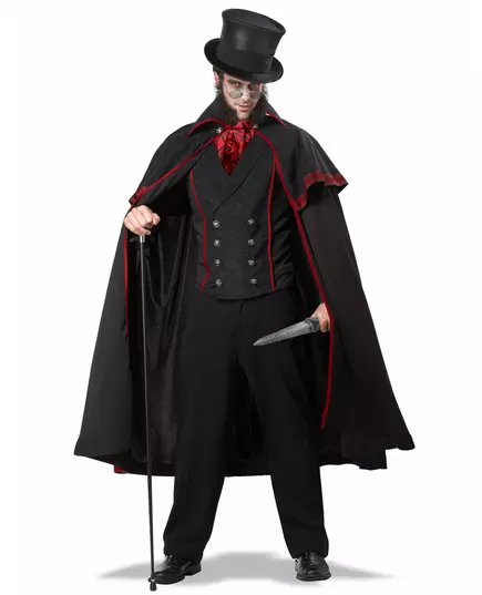 Jack the Ripper-kostyme for menn, Størrelse: Medium