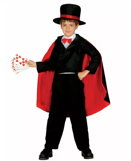 Boys' satin effect magician costume, Size: 10-12 years