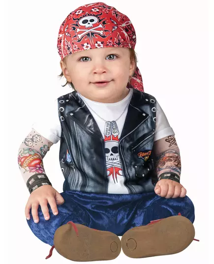 Mini-syklistkostyme til baby - Klassisk, Størrelse: 18–24 måneder(84–89 cm)