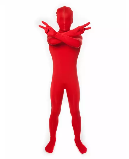 Morphsuits rød jumpsuit-kostyme til barn, Størrelse: 8–10 år M (118–135 cm)