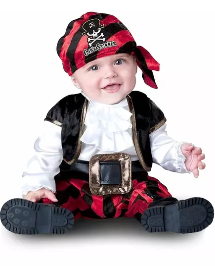 Piratkostyme til baby - Luksus, Størrelse: 12–18 måneder (74–81 cm)