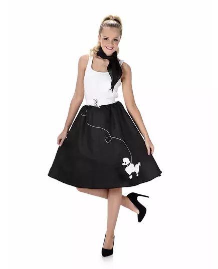 Black 50s costume for women, Size: Medium