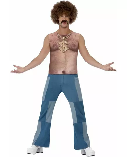 Adult Hairy Chest T-shirt, Size: Large