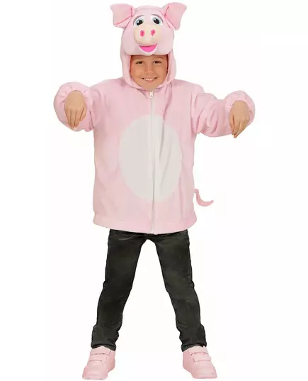 Children's pig hooded jacket, Size: 3-4 years (110 cm)