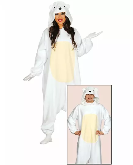 Women's polar bear jumpsuit, Size: Large