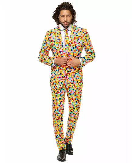 Mr. Confetteroni kostyme for menn Opposuits, Størrelse: X-Large (EU 56-58)