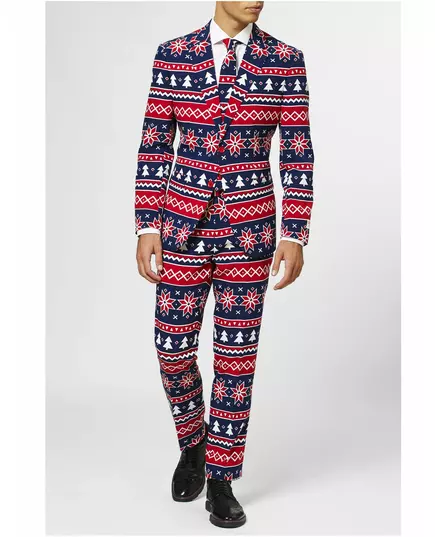 Mr. Nordic Xmas kostyme for menn Opposuits, Størrelse: Large (EU 54)
