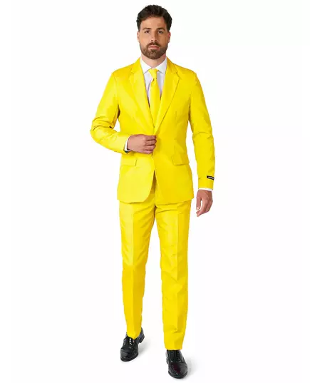 Mr. Solid gul herredress Suitmeister, Størrelse: XX-Large (EU 60-62)