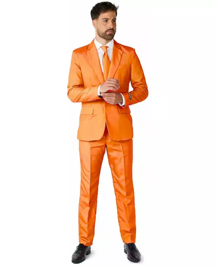 Mr. Solid oransje dress til menn Suitmeister, Størrelse: XX-Large (EU 60-62)