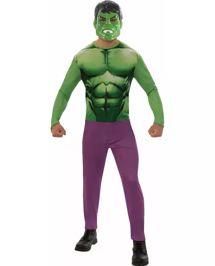 Klassisk Hulk-kostyme for voksne, Størrelse: X-Large