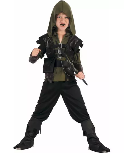 Boy's hunter archer costume, Size: 4-6 years (110-120 cm)